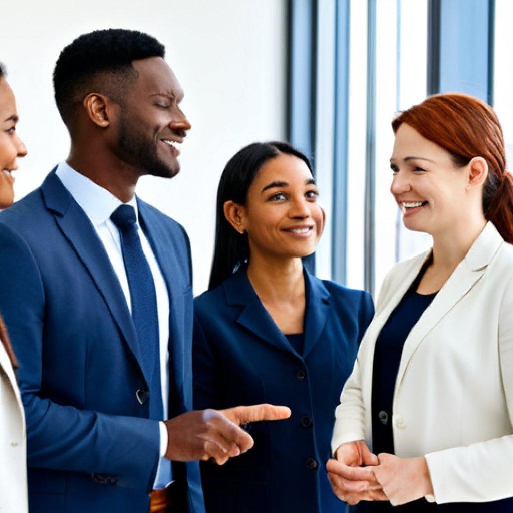 **

"A diverse team of professionals collaborating in a modern office, fully clothed in business attire. Some team members are actively listening, nodding, and engaging respectfully. The scene emphasizes inclusivity and understanding. Subtle visual cues represent different cultural backgrounds and communication styles. The overall tone is positive and collaborative. Safe for work, appropriate content, professional, modest, family-friendly, perfect anatomy, correct proportions, natural pose, well-formed hands, proper finger count, natural body proportions, high quality."

**