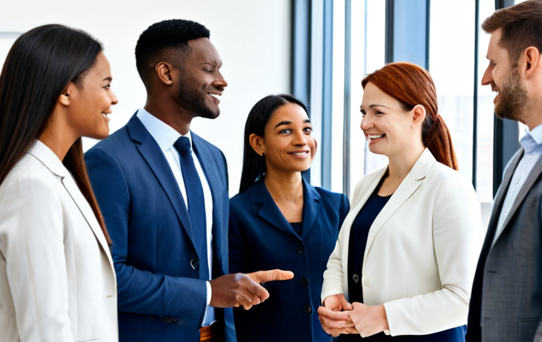 **

"A diverse team of professionals collaborating in a modern office, fully clothed in business attire. Some team members are actively listening, nodding, and engaging respectfully. The scene emphasizes inclusivity and understanding. Subtle visual cues represent different cultural backgrounds and communication styles. The overall tone is positive and collaborative. Safe for work, appropriate content, professional, modest, family-friendly, perfect anatomy, correct proportions, natural pose, well-formed hands, proper finger count, natural body proportions, high quality."

**