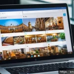 Home 23 언어적 편향 해소를 위한 소셜 미디어 활용법 - A vibrant, modern social media platform interface showcasing diverse users engaging in multilingual ...