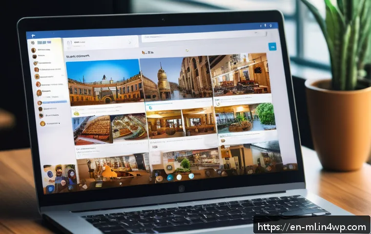 언어적 편향 해소를 위한 소셜 미디어 활용법 - A vibrant, modern social media platform interface showcasing diverse users engaging in multilingual ...